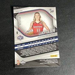 2025 Panini WNBA Prizm Lucy Olsen RC Carolina Blue Rookie #/125 Mystics