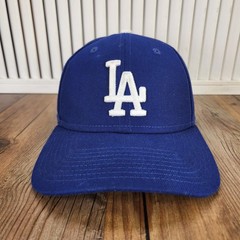 New Era 9forty LA Los Angeles Dodgers Baseball Cap Blue White Strapback MLB Hat