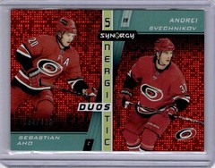Aho/Svechnikov Synergistic Duos #SD-12 054/499 2021-22 Upper Deck [H151]