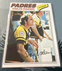 1977 Topps – Doug Rader #9 – FREE SHIPPING