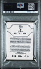 2025 Topps Now Matthew Schaefer #37 Rookie RC Hockey Sticker Card PSA 10