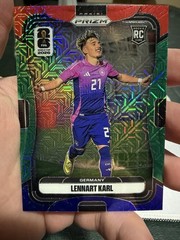 2026 Prizm FIFA World Cup Lennart Karl RBG Mojo CASE HIT SSP Red Green Blue