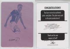 2022 Leaf Metal Printing Plate Magenta Unsigned 1/1 Ansu Fati #BA-AF1 4z8