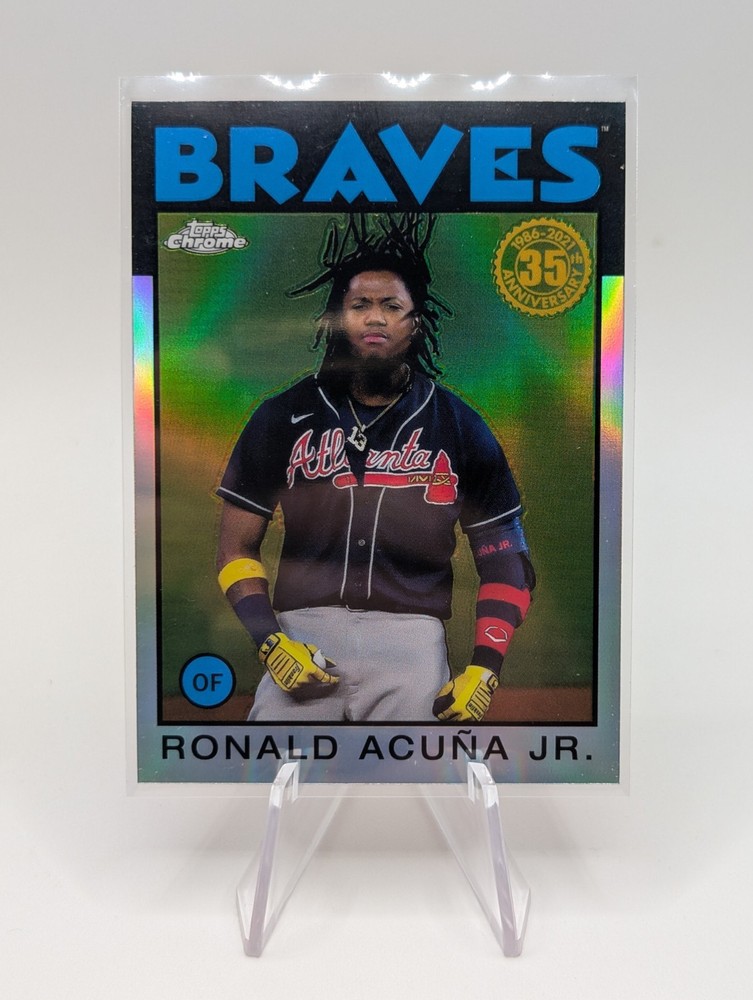 2021 Topps Chrome – 1986 Topps Baseball Ronald Acuña Jr. #86BC-3