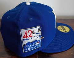 JACKIE ROBINSON APRIL 15 BROOKLYN DODGERS COOPERSTOWN COLLECTION 7 3/8 HAT