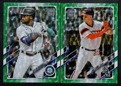 2021 Topps Series 1, 2 & Update Green Foil Parallels #/499 #US1-330 You Pick
