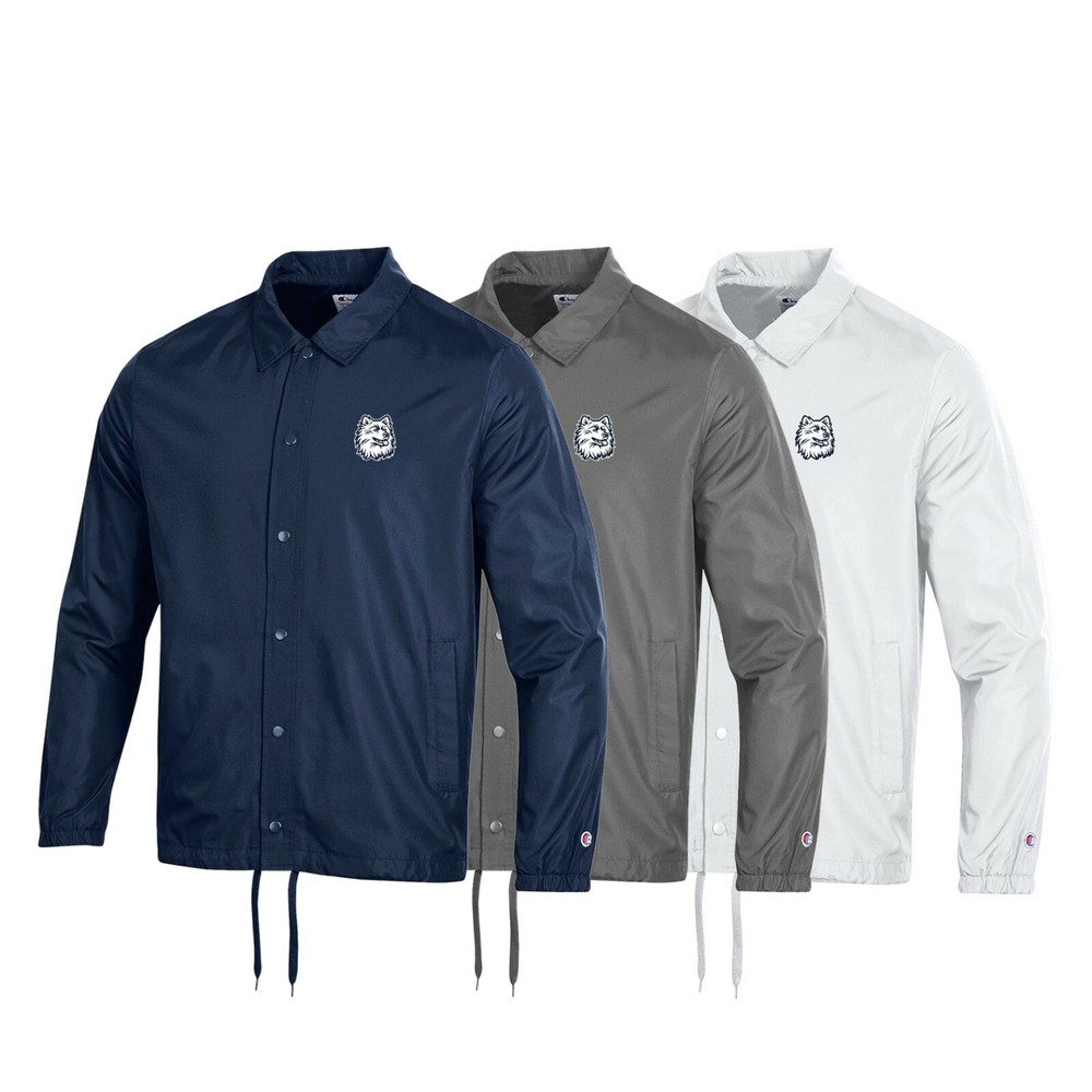 UConn Huskies NCAA Men&rsquo;s Champion Classic Coaches Jacket Collection