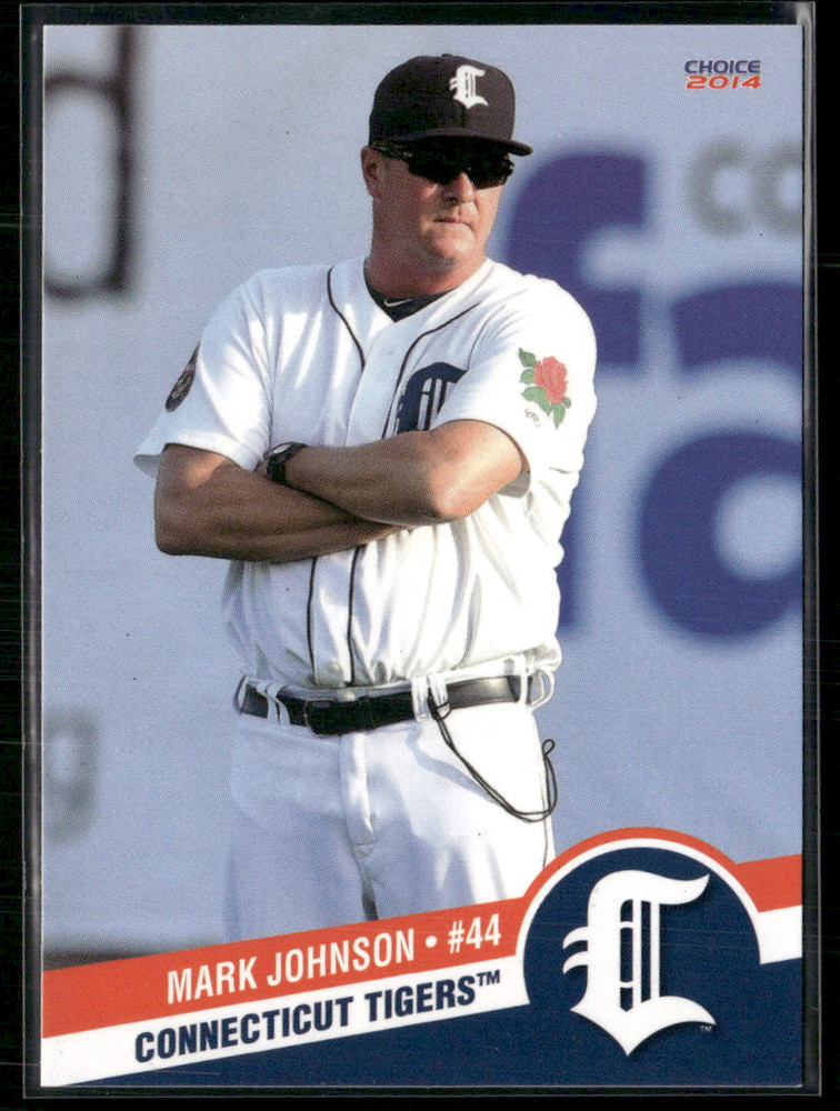 Mark Johnson 2014 Connecticut Tigers Team Set Card