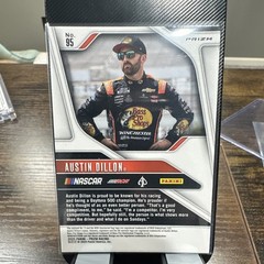 Panini 2025 Prizm Austin Dillon White Sparkle Prizm #95 NASCAR Auto Racing