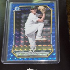 JAMIE ARNOLD 2025 BOWMAN CHROME DRAFT 1ST BLUE GEOMETRIC /150 Q5451