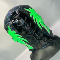 Templario Wrestling Lucha Libre Semi Professional Luchador Mascara Black Neon