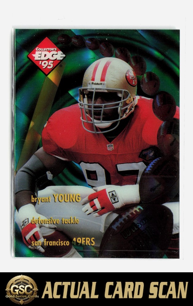 1995 Collector&rsquo;s Edge Bryant Young #31 EdgeTech Quantum Motion
