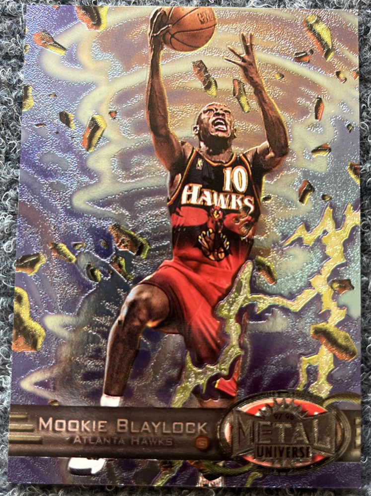1997-98 SKYBOX METAL UNIVERSE MOOKIE BLAYLOCK #120 ATLANTA HAWKS card basketball