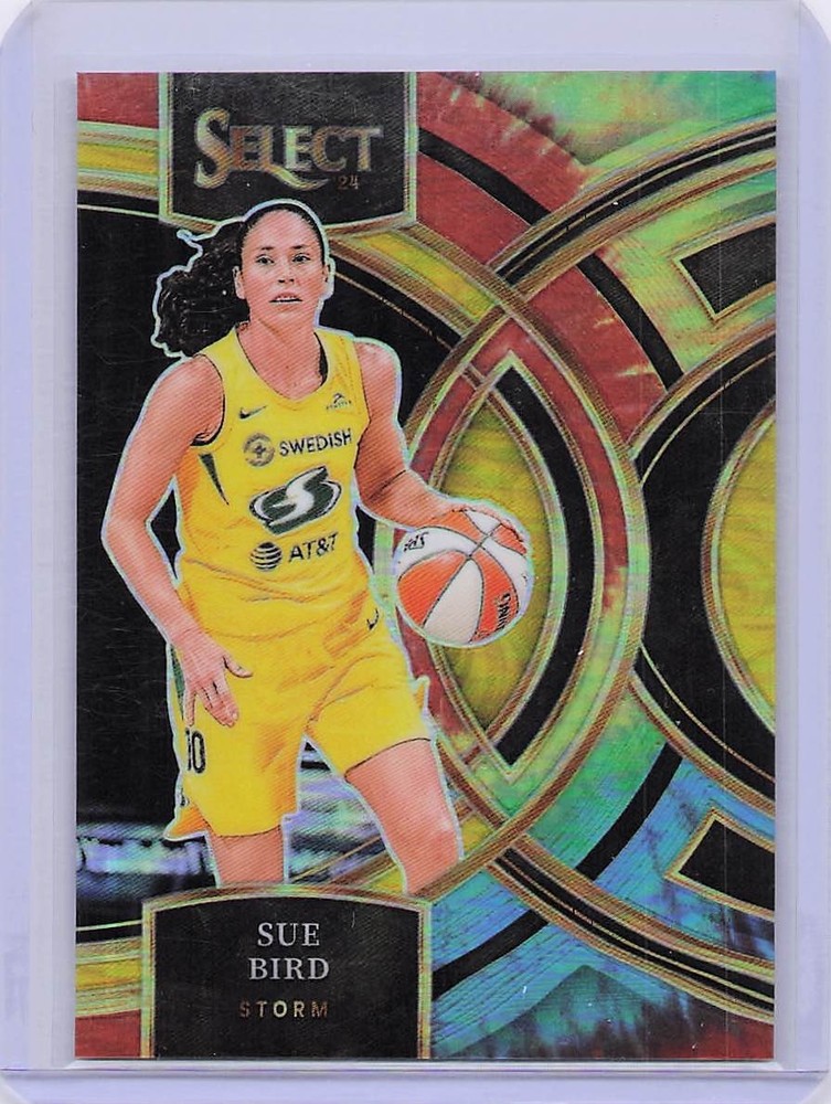 2024 Panini Select WNBA #150 Sue Bird Prizms Tie-Dye #10/25 Jersey Number