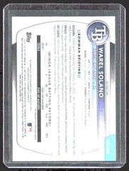 2025 Bowman Chrome #CPA-WS Warel Solano Prospect Autographs Refractor #/499