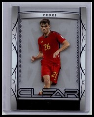 2023 Leaf Trinity Pedri Clear Blue #10/30