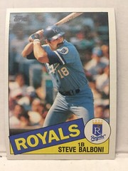 Royals Steve Balboni #486 MLB Vintage Baseball Card Ships Free