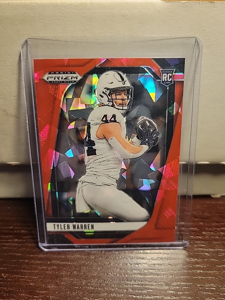 2025 Panini Prizm Draft Picks – Tyler Warren #107 Red Ice Prizm (RC)