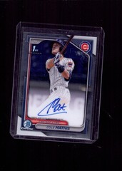 2024 Bowman Draft #CPA-CMS Cole Mathis Chrome Prospect Autographs