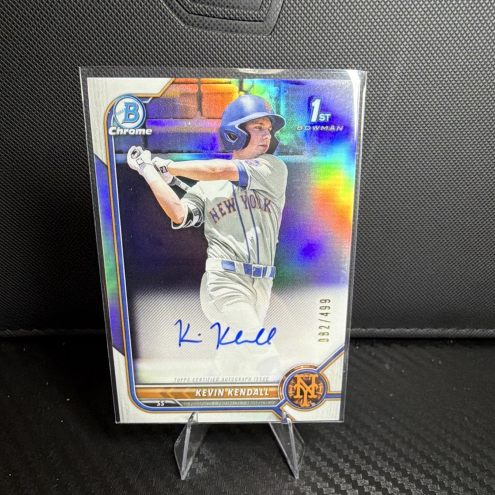 Topps 2022 Bowman Chrome Kevin Kendall Mets CPA-KK Refractor Auto /499