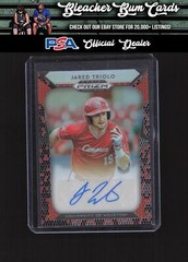 2019 Panini Prizm Draft Picks 89 Jared Triolo Red & Black Snake Skin