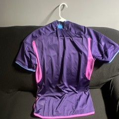 adidas Charlotte FC MLS Soccer Jersey Purple/Pink/Blue Size M