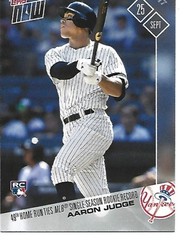 2017 TOPPS NOW AARON JUDGE CARD #653 ROOKIE CARD