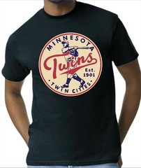 Minnesota Twins Men&rsquo;s Cotton Tee Small to 4X-Large