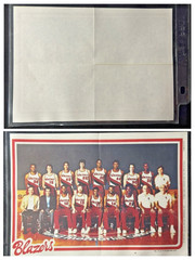 1980-81 Topps NBA Basketball 16 Team Mini-Poster Complete Set Bird Magic Dr J