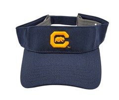 California Golden Bears UC Berkeley Under Armour UA815 Navy Visor Hat Cap NEW