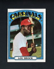 Lou Brock 1972 Topps (HOF) St. Louis Cardinals #200 VG-EX+