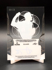 Alejandro Rosario 2024 Leaf Trinity Clear Copper Acetate Auto #d 57/99 #CA-AR1