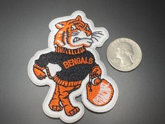 Cincinnati Bengals Embroidered Iron On Patch