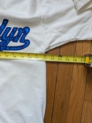 Vintage Starter Brooklyn Dodgers Cooperstown Jersey Size L Flawed Missing Button