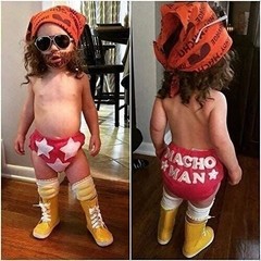 Macho Man Randy Savage Orange Print Bandana New
