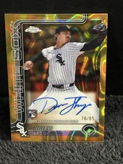 Drew Thorpe 2025 Topps Chrome Update Gold Orange Lava Refractor RC Auto /85