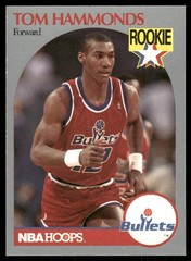 1990-91 Hoops #298b Tom Hammonds