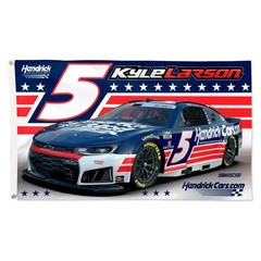 Kyle Larson #5 Nascar Hendrick Car Racing 2×3,3x5FT Flag Good Wall Decore Banner