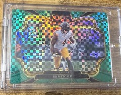 2025 Panini Select Field Level DK Metcalf #451 Green Prizm /5 SSP