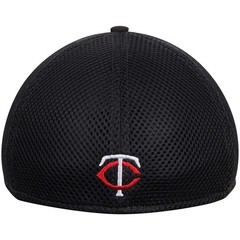 Rare NWT Authentic MLB Minnesota Twins Neo Red & Navy New Era 39Thirty Flex Hat