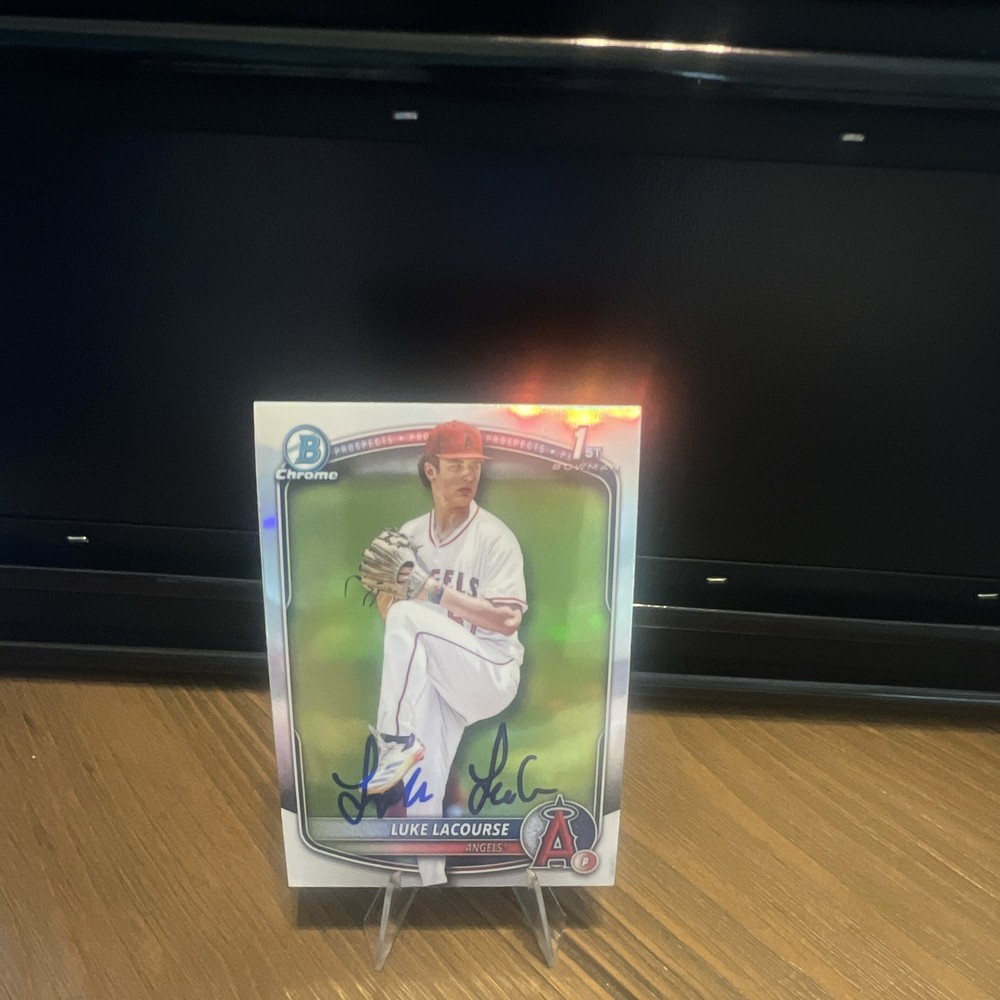 2025 Bowman Draft Chrome Luke Lacourse 1st Bowman Refractor IP Auto