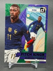 2022 2023 Panini Donruss FIFA Ousmane Dembele #3 GREEN SP PITCH KINGS FRANCE