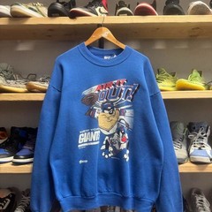 New York Giants Looney Tunes royal color crewneck sweatshirt VK15281