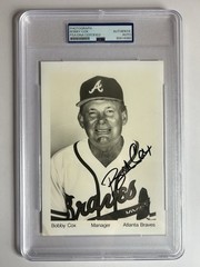 Bobby Cox Signed 4×6 Photo Autographed Atlanta Braves PSA/DNA