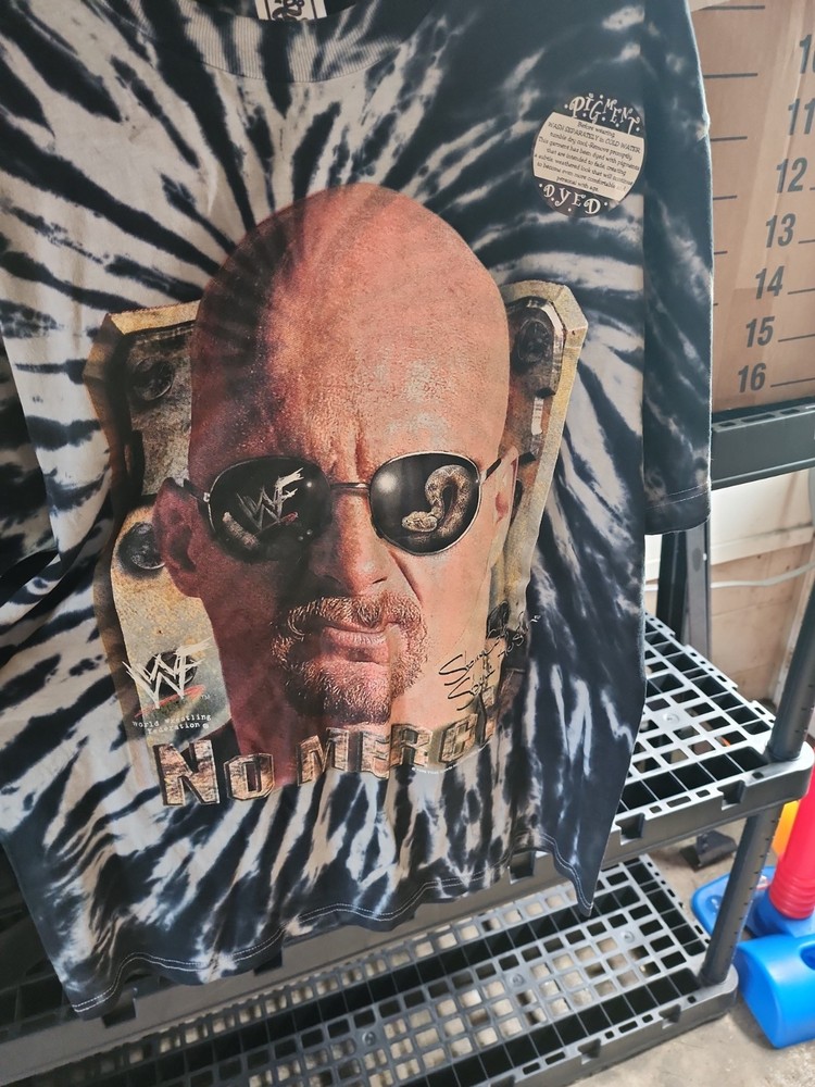 Wwf Stone Cold Steve Austin No Mercy 1999 Tshirt Savy Adult Large