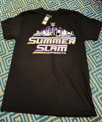 WWE Summerslam 2026 MED Skyline logo Minneapolis Shirt I WAS THERE event Shirt