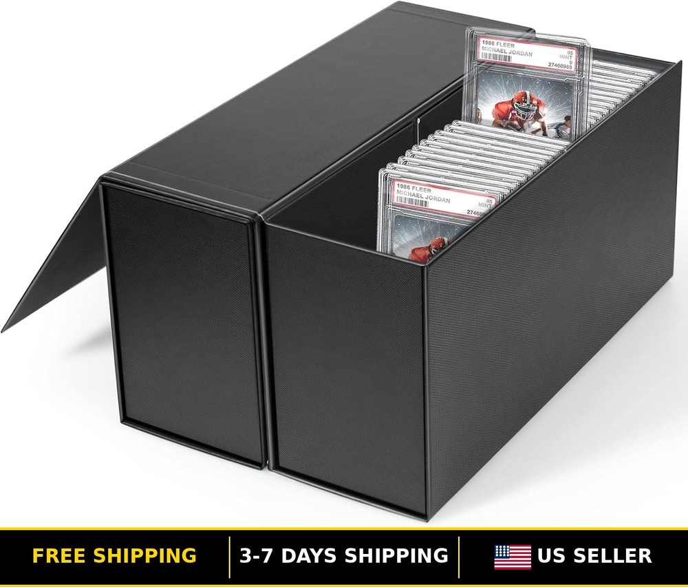 PSA Graded Card Storage Box – Holder for Collectible and Trading Cards