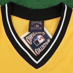 Dock Ellis 1979 Pittsburgh Pirates Cooperstown Men&rsquo;s Gold Throwback Jersey