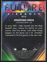 2021 Bowman&rsquo;s Best #BFV-30 Jonathan India Bowman Future Vibrance Reds (W)