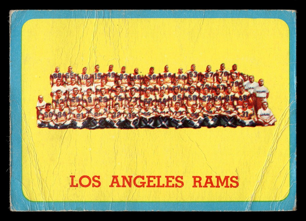 1963 Topps Los Angeles Rams #48 – (Low Grade)